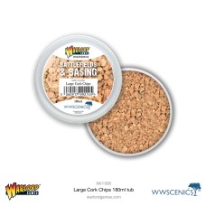  Battlefields & Basing: Large Cork Chips (180ml) (WG849110030)